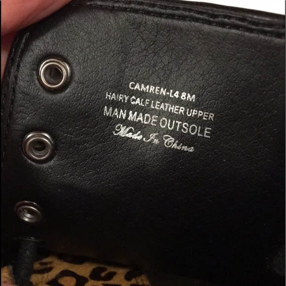 NWOB Donald J Pliner Camren Leopard-Print Hiker Boots - Picture 8 of 16